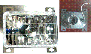 SEMI-SEALED HEAD LAMP