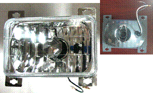 SEMI-SEALED HEAD LAMP